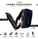Bolso Viajero Bandolero Antirrobo Con Maquina De Afeitar Viajera
