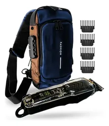 Bolso Viajero Bandolero Antirrobo Con Maquina De Afeitar Viajera
