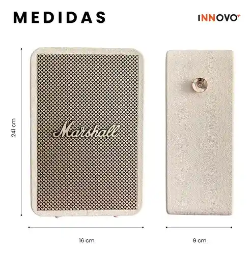 Parlante Retro Bluetooth Retro Sonido Potente Usb Mp3 Fm Diseño Clásico Beige