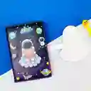 Agenda Astronauta Imán Kawaii Libreta Galaxia Space Game Para Niños
