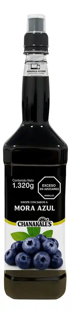 Sirope Jarabe Para Cocteleria Mix Mora Azul 1320g