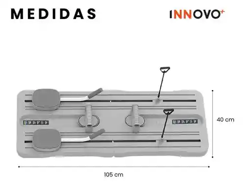 Tabla De Pilates Plegable Para Hacer Ejercicio En Casa Multifuncional Portátil Entrenamiento Completo