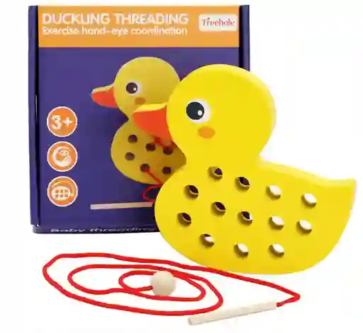 Juego De Enhebrado De Patito