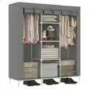 Closet Ropero Armario 3 Puertas Estante Organizador De Ropa