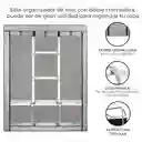 Closet Ropero Armario 3 Puertas Estante Organizador De Ropa
