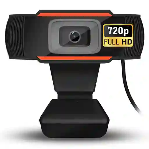 Cámara Web 720p Full Hd Real Micrófono Usb Para Pc Y Laptop