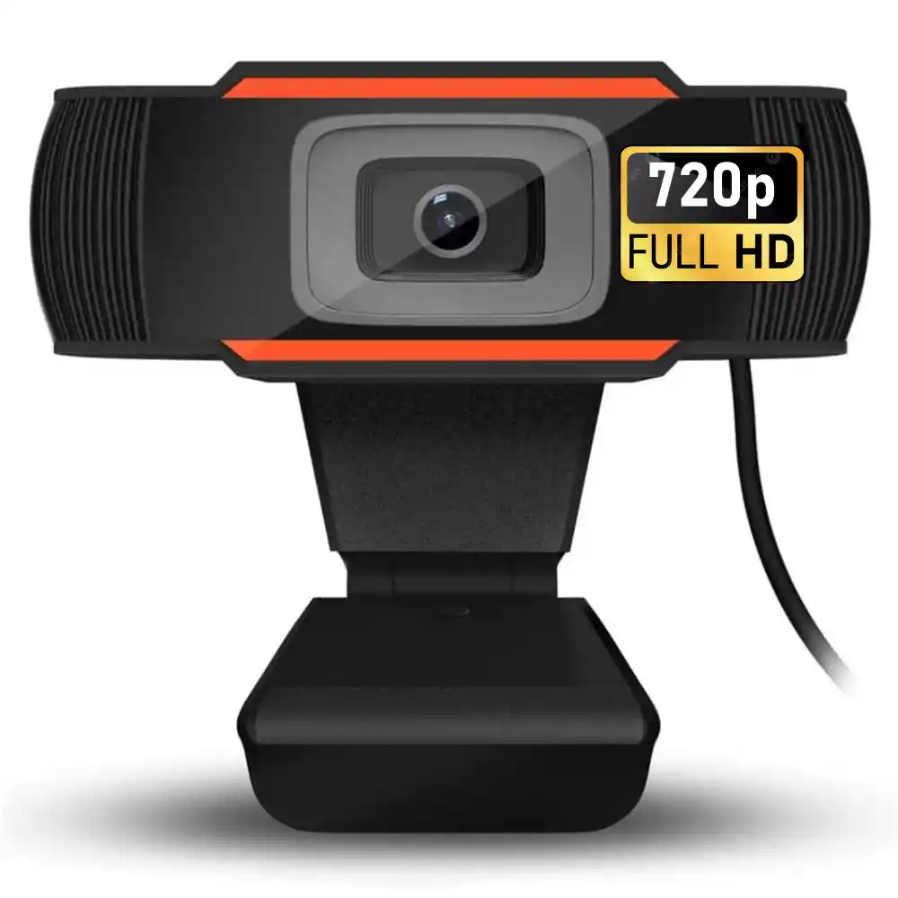 Cámara Web 720p Full Hd Real Micrófono Usb Para Pc Y Laptop