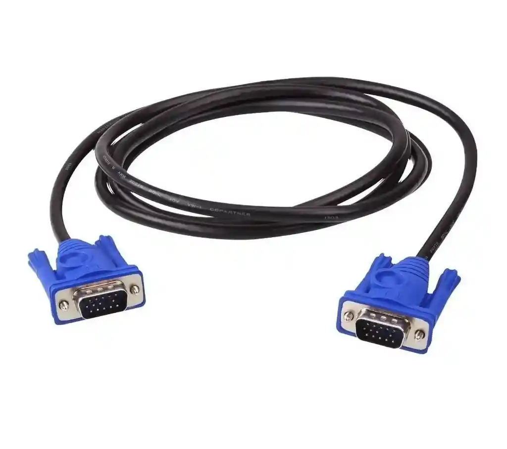 Cable Vga De 1.5 Metros Con Doble Filtro Para Monitor