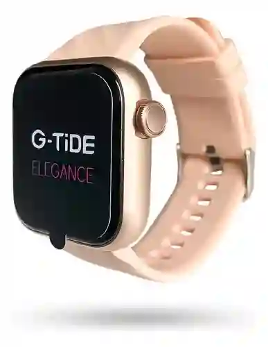 Smartwatch G-tide Amoled Elegante Resistente Al Agua 100 Modos Deportivos Contesta Llamadas Rosado