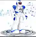 Robot Inteligente Con Sensor De Movimiento Azul
