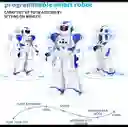 Robot Inteligente Con Sensor De Movimiento Azul