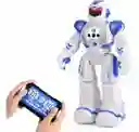 Robot Inteligente Con Sensor De Movimiento Azul