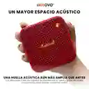 Parlante Bluetooth Sonido Potente Usb Mp3 Fm Portable Tono Rojo Marshall