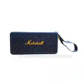 Parlante Bluetooth Sonido Potente Usb Mp3 Fm Marshall 3 Azul Replica 1.1