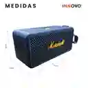 Parlante Bluetooth Sonido Potente Usb Mp3 Fm Marshall 3 Azul Replica 1.1