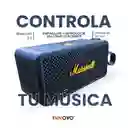 Parlante Bluetooth Sonido Potente Usb Mp3 Fm Marshall 3 Azul Replica 1.1