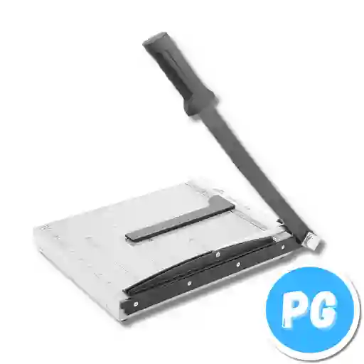 Guillotina Metalica Para Papel Tamaño B4 Hasta 70 Hojas 25x35 Centimetros