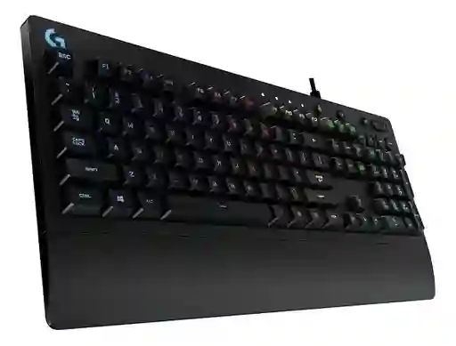Teclado Gamer Logitech G Serie Inglés Internacional Color Negro Con Luz Rgb