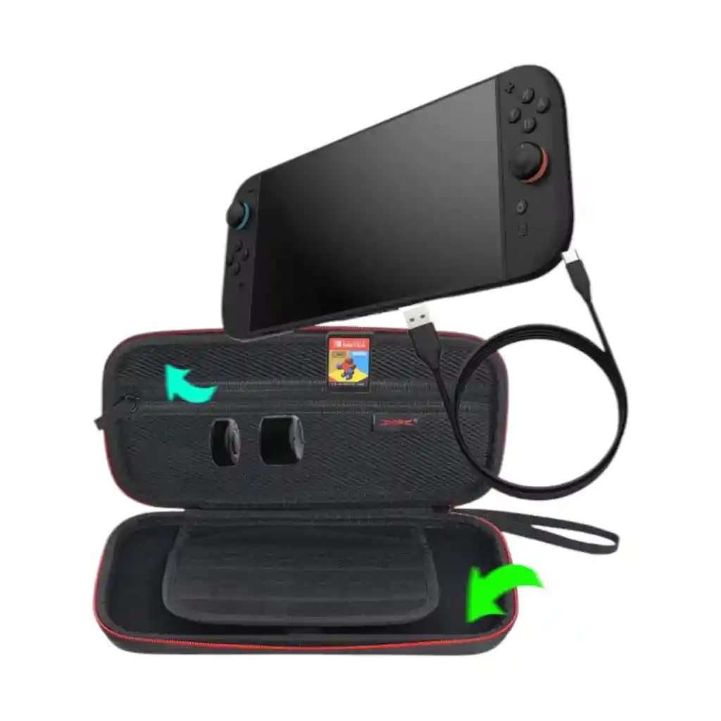 Estuche De Viaje Rígido Compatible Con Switch 2