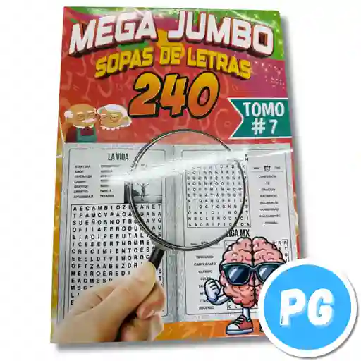Libro De Sopa De Letras Grande X240 Unds