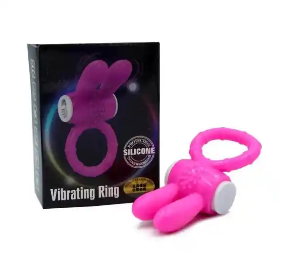 Anillo Vibrador Rabbit Estimulador Clitoris Cock Ring Vibrador Conejo