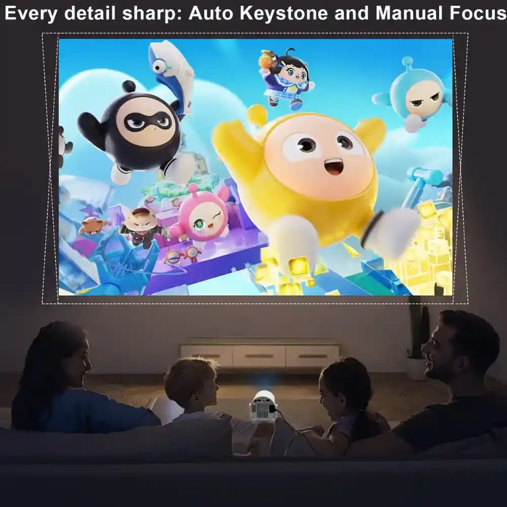 Hy300 Pro Ktv Proyector De Video 4k Android Video Beam Smart