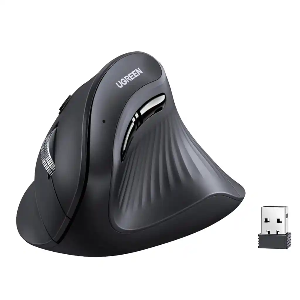Mouse Vertical Ugreen Negro
