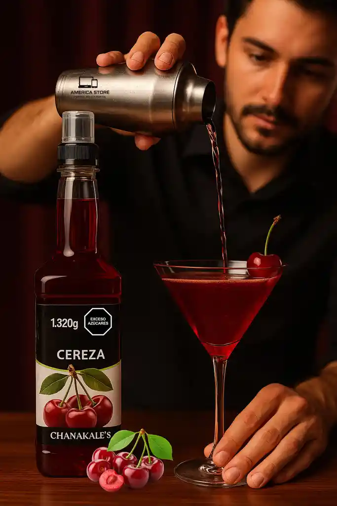 Sirope Jarabe Para Cocteleria Mix Cereza 1320g