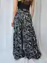 Pantalón Palazzo Tiro Alto - Praga Negro M