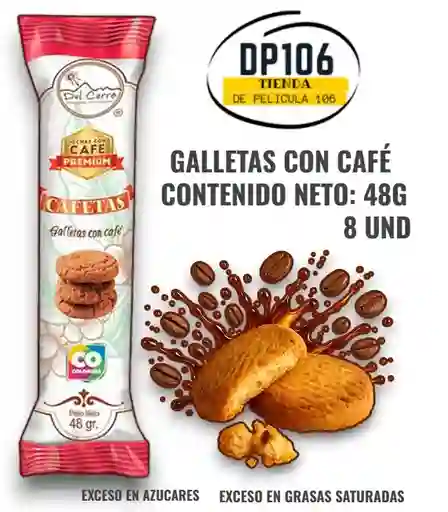 Galletas Con Cafe (48g) Cafetas Del Cerro