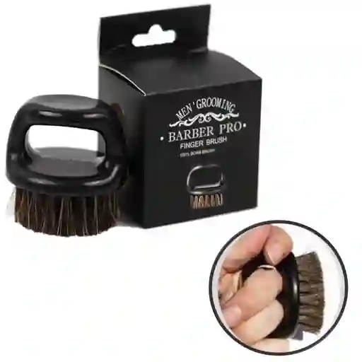 Cepillo Para Barba Finger Brush Barber Pro Barberia Pelo