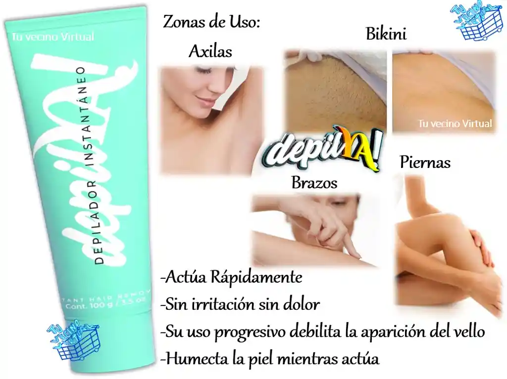 2 Depilya Instantaneo Piel De Oro Mujer