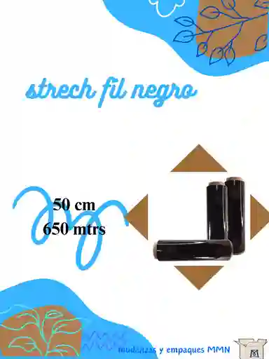 Vinipel Negro 50 Cts * 650 Mts
