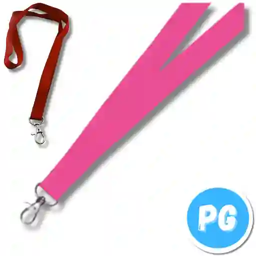Cordon Para Carnet Unidad Fucsia