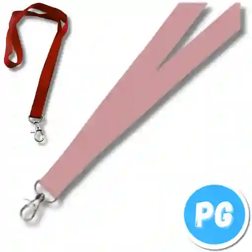 Paquete Cordon Para Carnet Rosado X25 Del Mismo Color