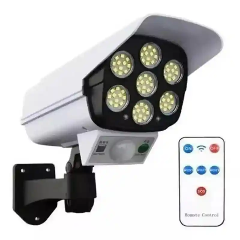 Luz Led Solar Sensor Movimiento Control Remoto Gt T08