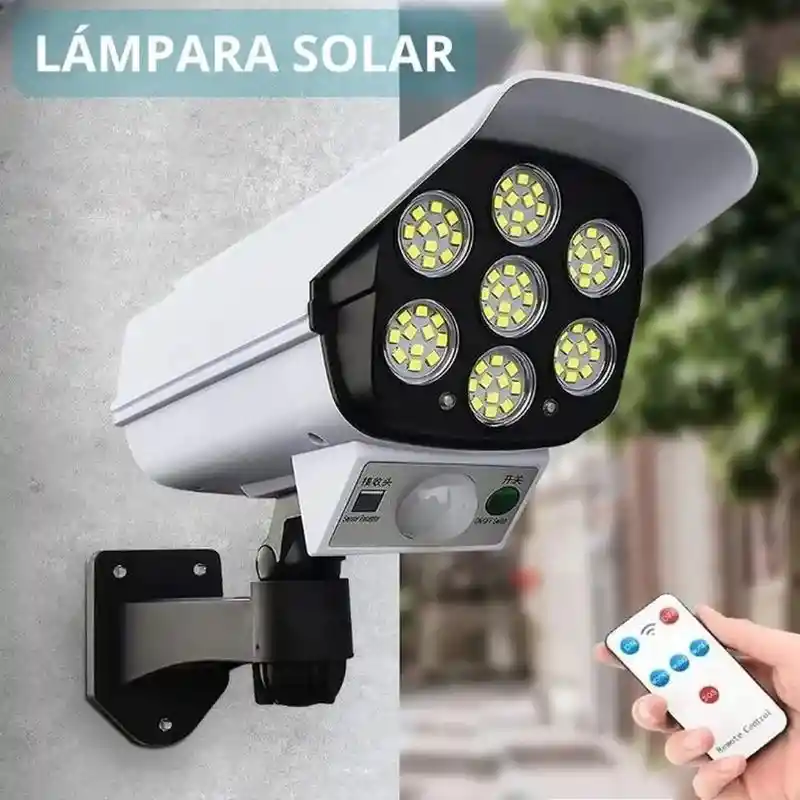 Luz Led Solar Sensor Movimiento Control Remoto Gt T08