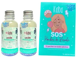 2 Locion Astringente + 1 Parche Sos Kaba