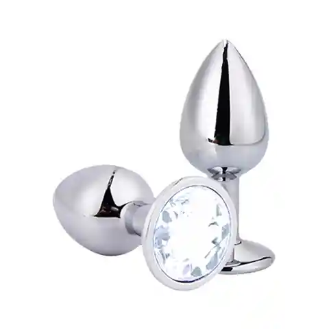 Plug Anal Acostumbrador Talla S Dilatador Anal Joya Anal Acero Inoxidable