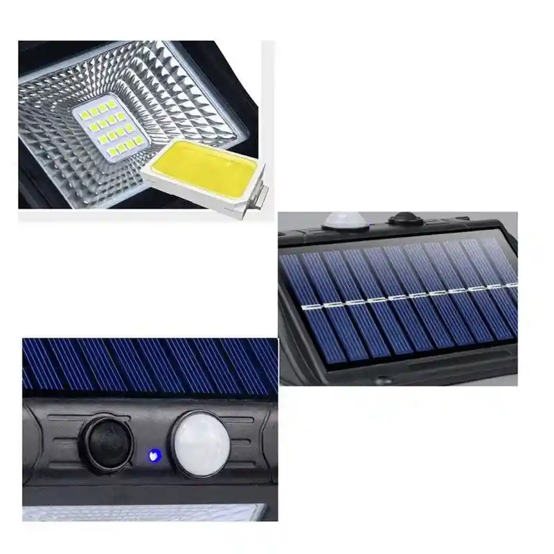 Lampara Solar Cl108 Luz Led Exteriores Recargable Energia