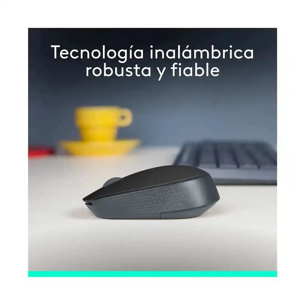 Mouse Inalámbrico Logitech M170, Negro