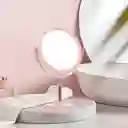Espejo De Maquillaje Tocador Desmontable Moderno Rosado Oro Rosa