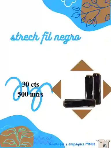 Vinipel Negro 30 Cts X 500 Mts