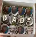Caja Fresas Decoradas Papá