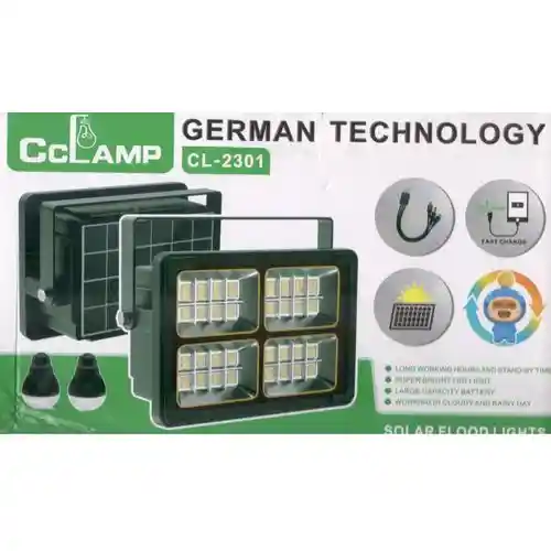 Reflector Recargable Luz Solar Usb Exteriores