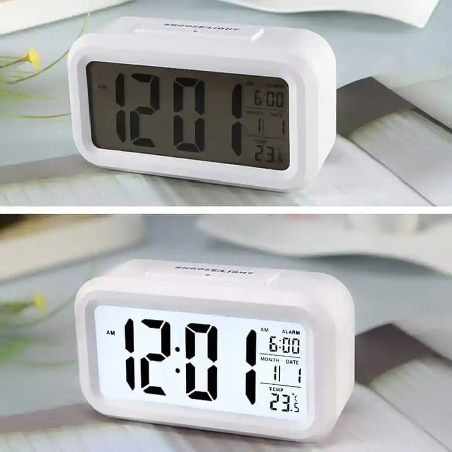 Reloj Despertador Pantalla Led Con Calendario