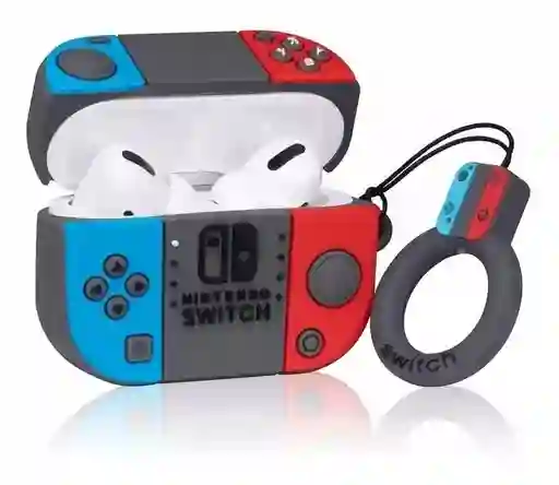 Funda Protector Airpods Pro 2 Applediseño Nintendo Switch 3d