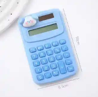 Calculadora Pequeña Osito Azul