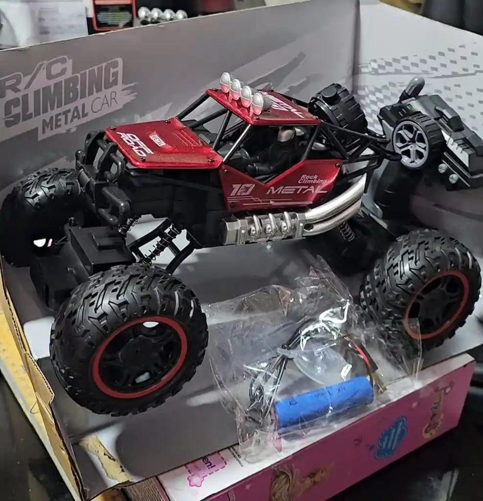 Carro Todo Terreno 4x4 Juguete Niña Niños Con Humo Rojo