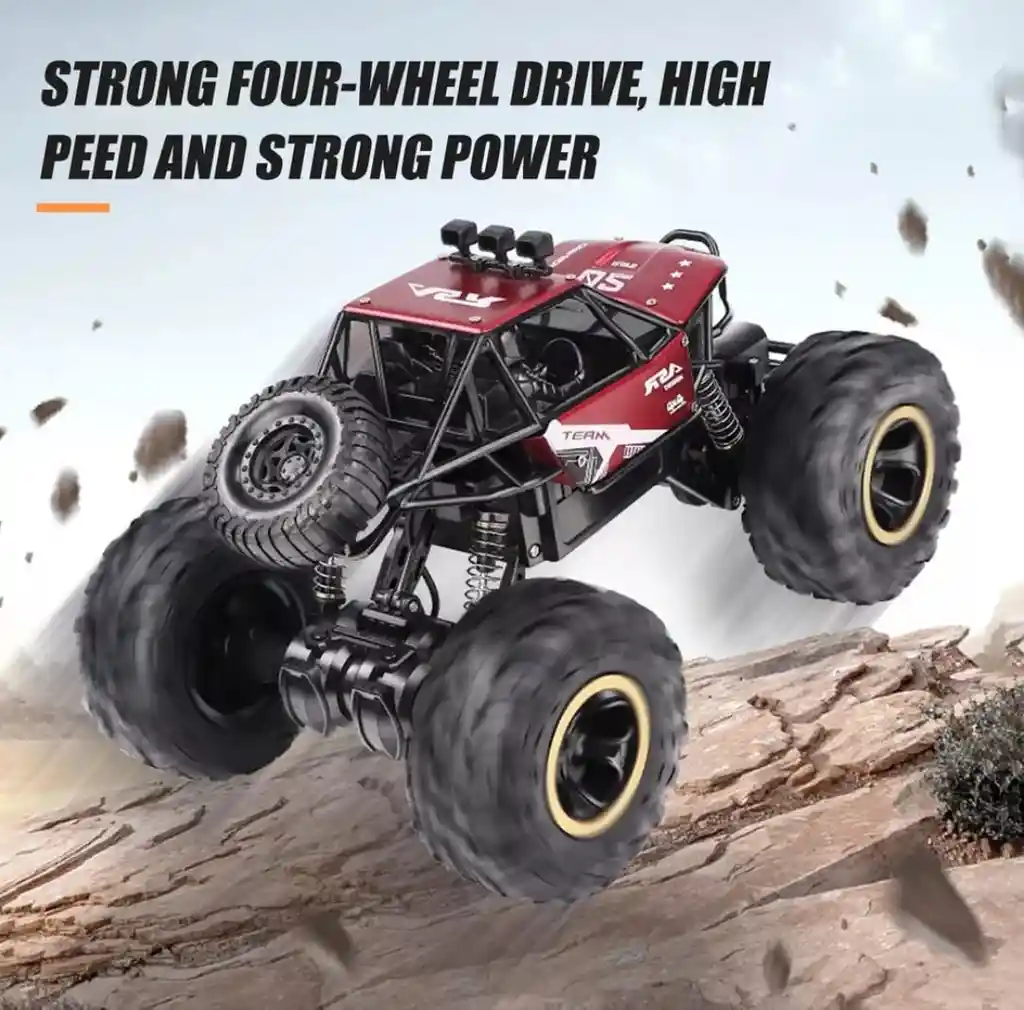 Carro Todo Terreno 4x4 Juguete Niña Niños Con Humo Rojo